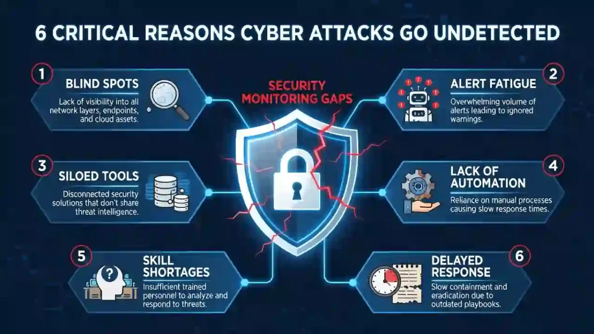 6 Critical Reasons Cyber Attacks Go Undetected