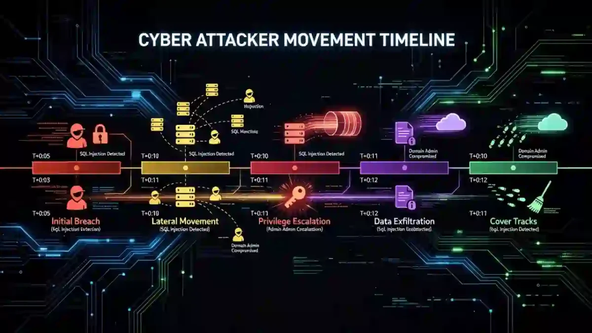 Dwell Time cybersecurity attacker detection timeline