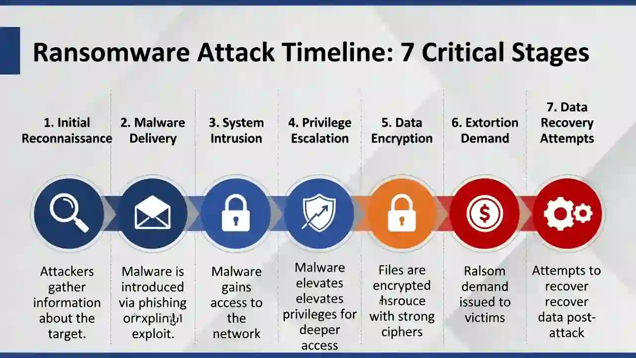Ransomware Attack Timeline: 7 Critical Stages