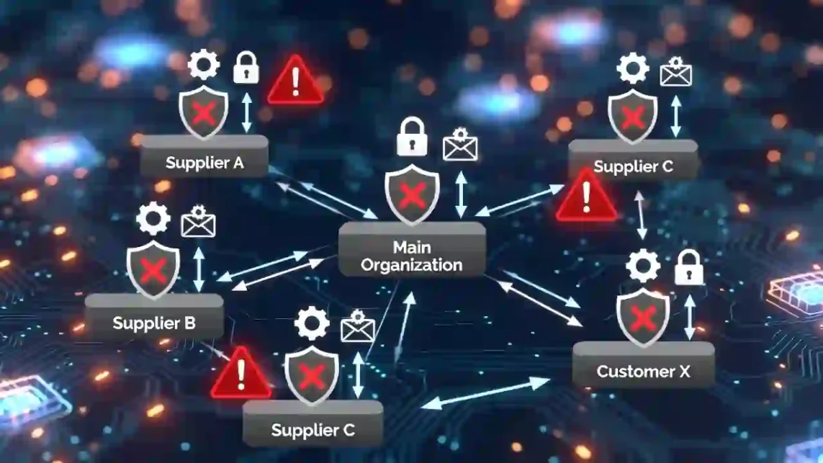 Supply chain cybersecurity risk affecting multiple organizations