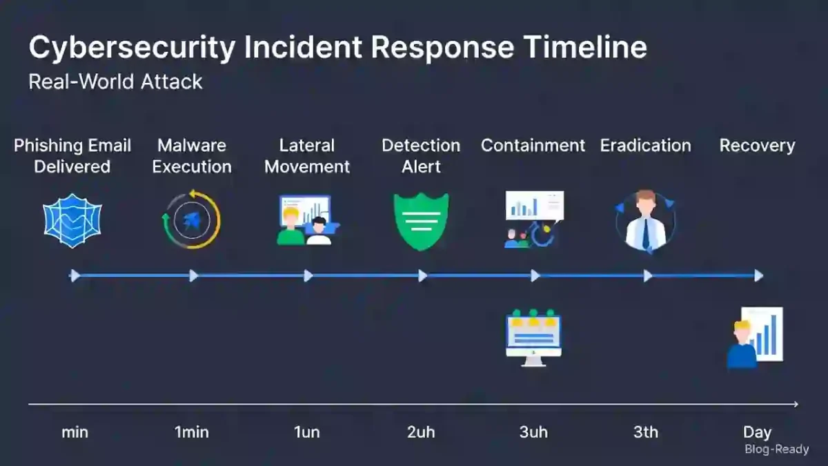cybersecurity response timeline example