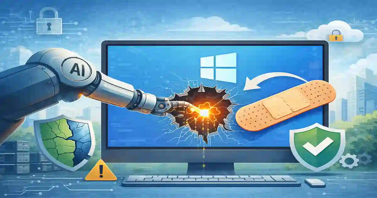 AI Vulnerability Exploitation Patch Windows showing reduced time between vulnerability disclosure and cyberattack exploitation