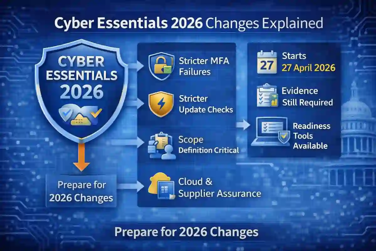 Cyber Essentials 2026 changes explained for UK businesses