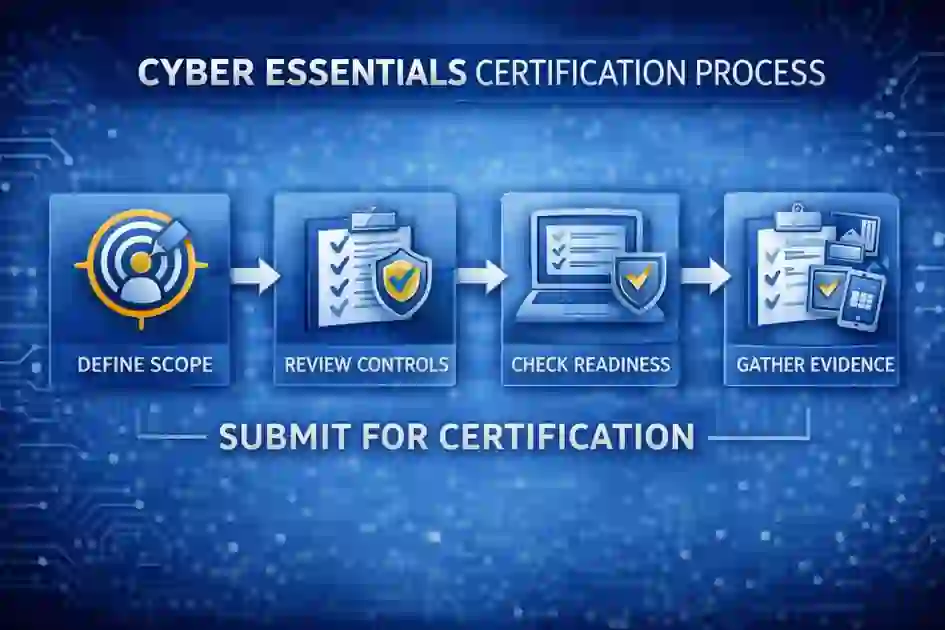 Cyber Essentials certification process for UK businesses