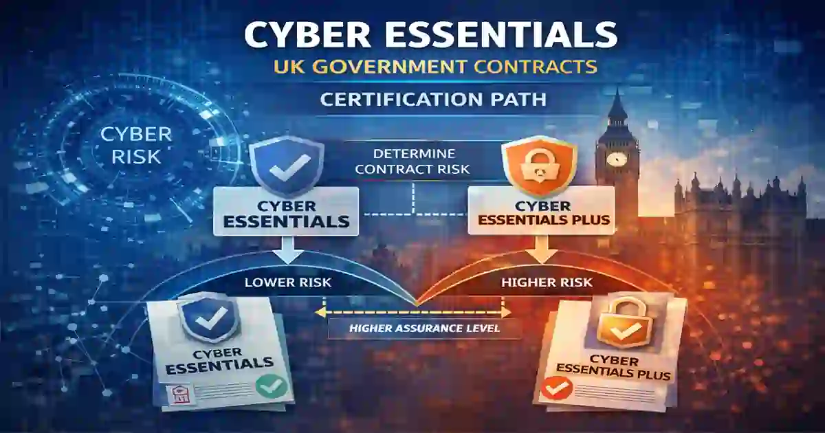 Cyber Essentials for UK Government Contracts certification path