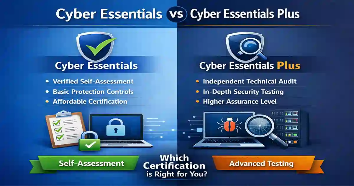Cyber Essentials vs Cyber Essentials Plus