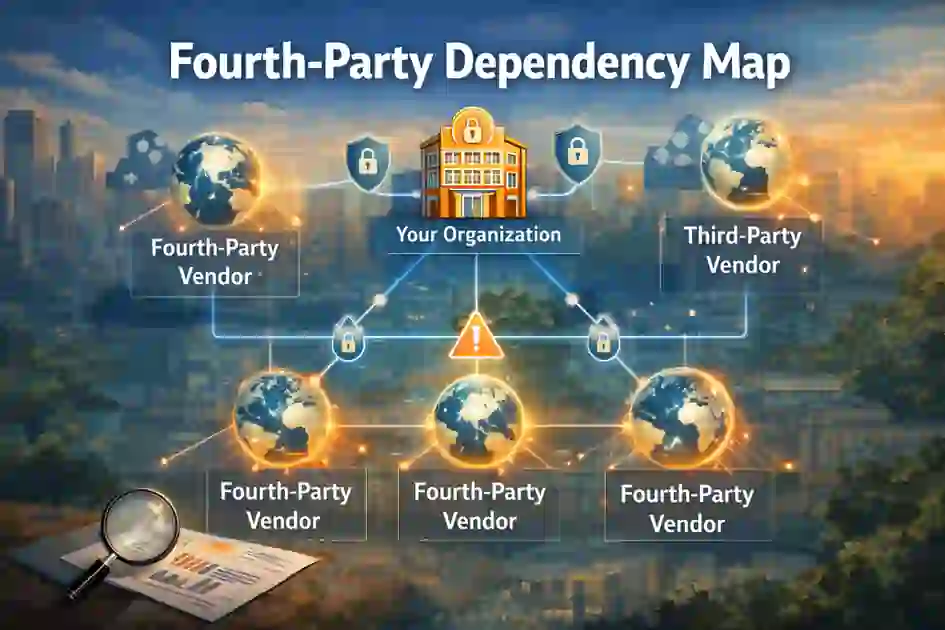 fourth-party dependency map for vendor risk review
