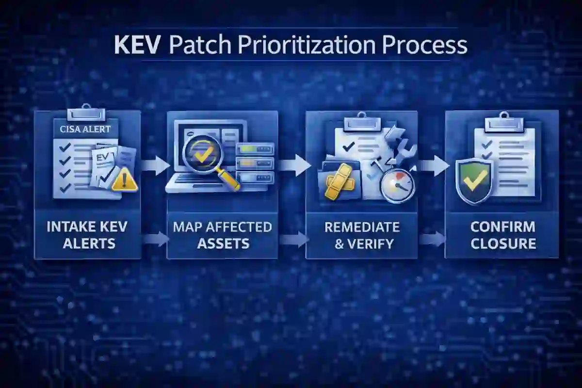 Patch prioritization process using CISA KEV This Week