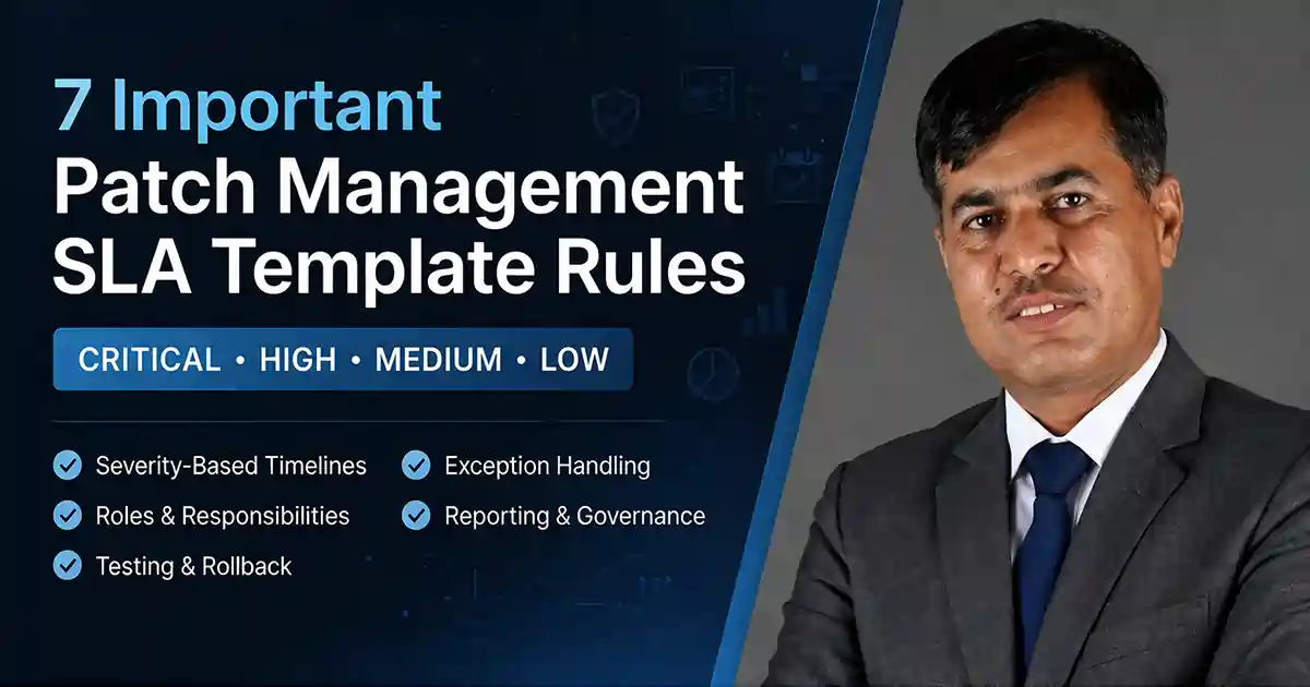 patch management SLA template for critical high medium low