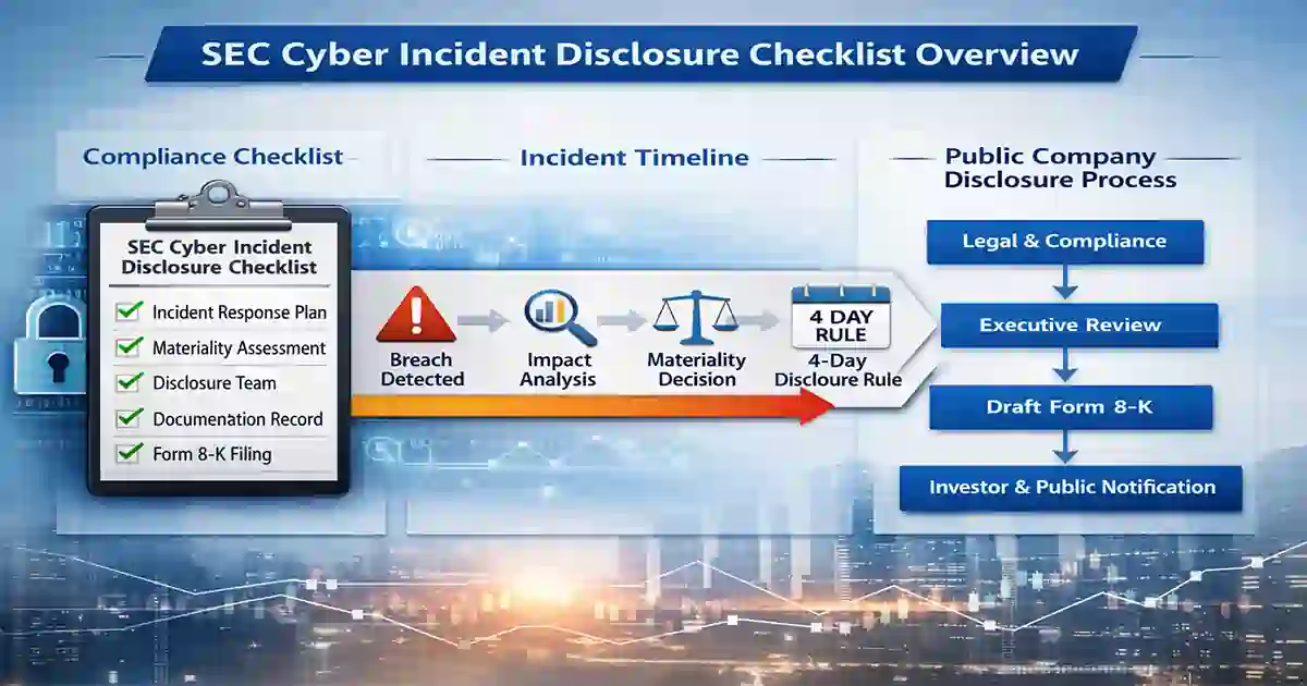 SEC Cyber Incident Disclosure Checklist
