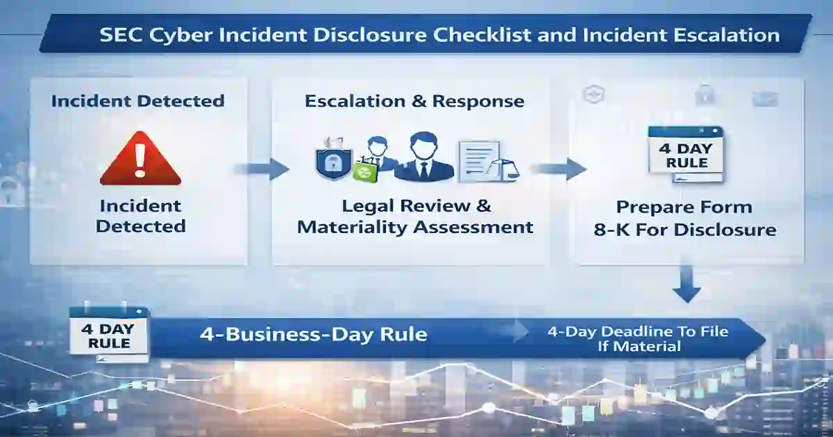 SEC Cyber Incident Disclosure Checklist for the 4-day rule