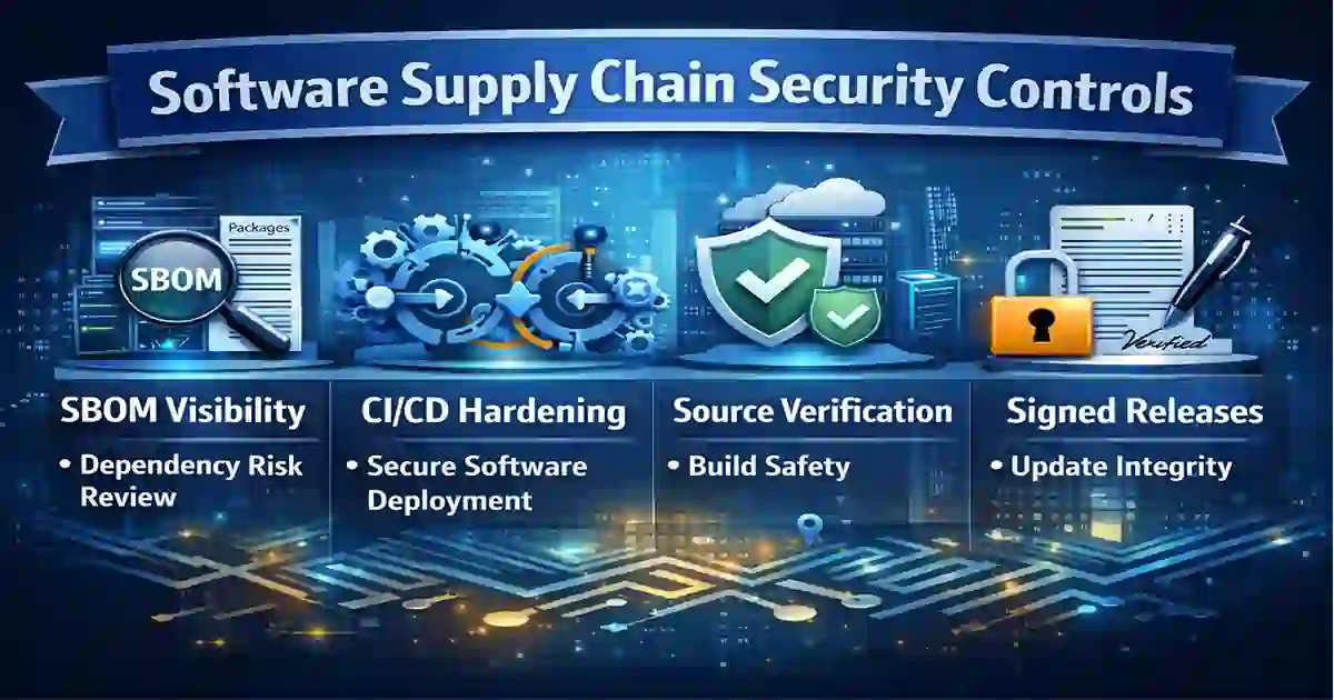secure by design checklist vendors software supply chain controls