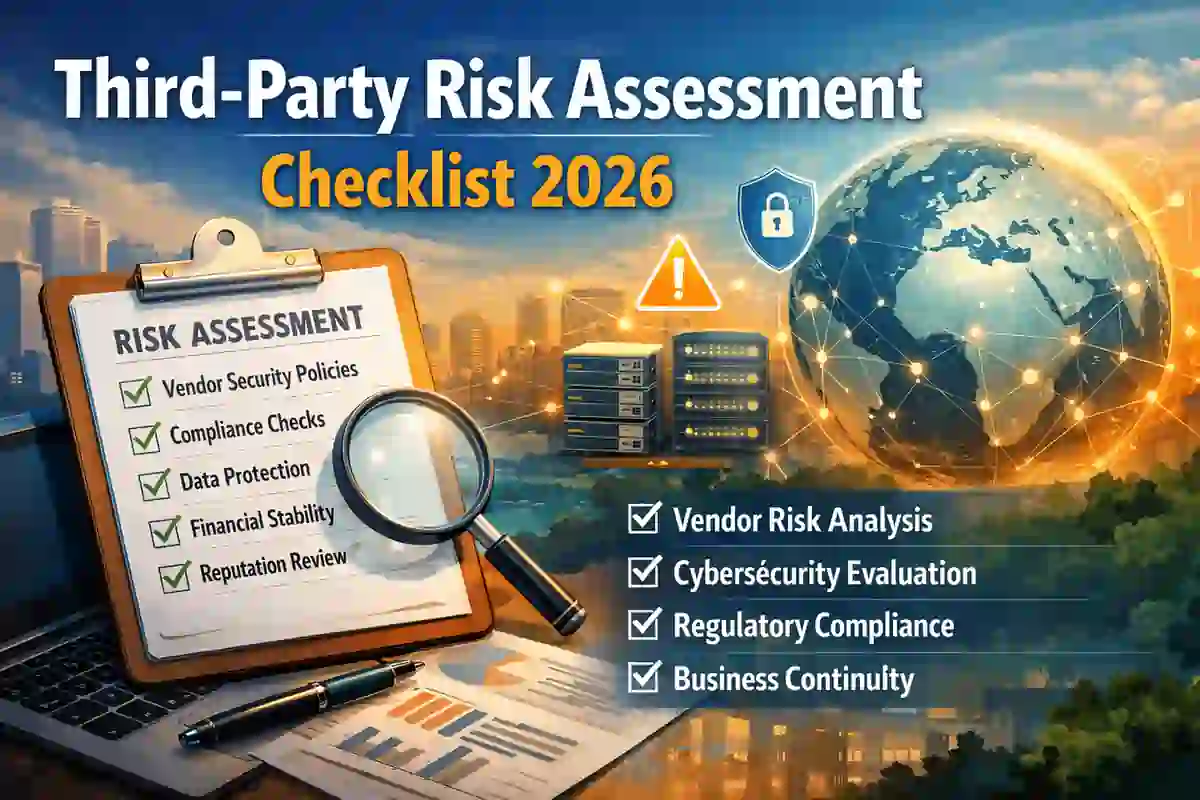 third-party risk assessment checklist 2026 vendor security dashboard