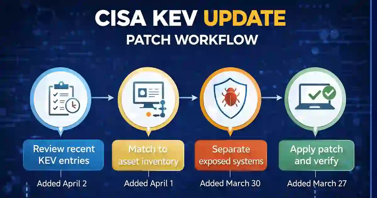 CISA KEV update patch workflow