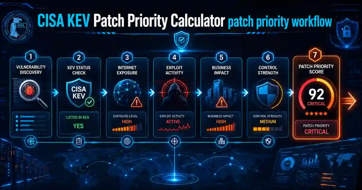 CISA KEV Patch Priority Calculator patch priority workflow