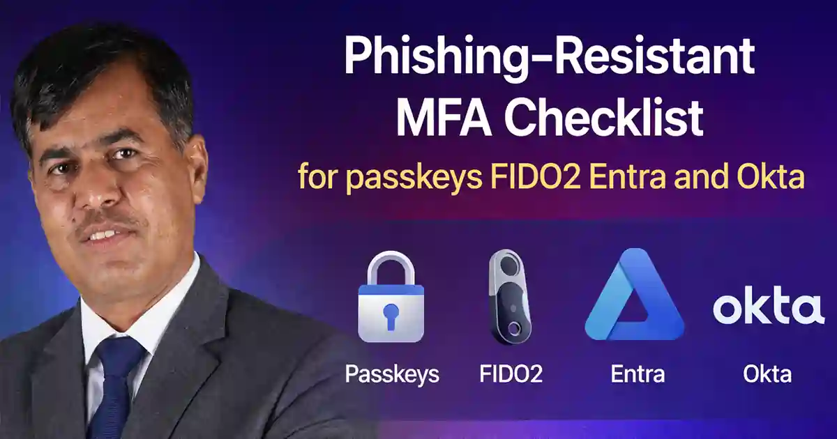 Phishing-Resistant MFA Checklist for passkeys FIDO2 Entra and Okta