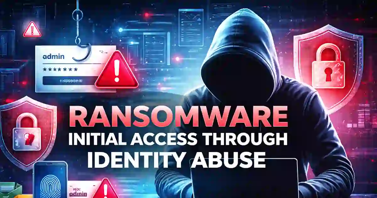 ransomware initial access identity abuse