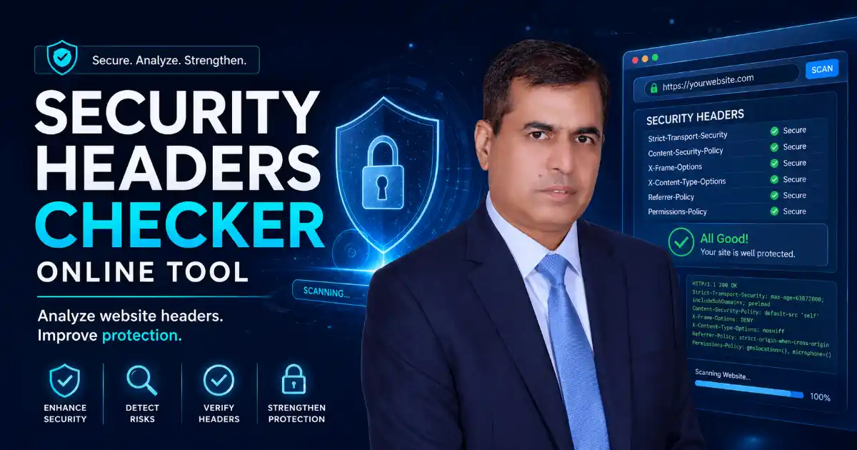 Security Headers Checker online tool for website protection