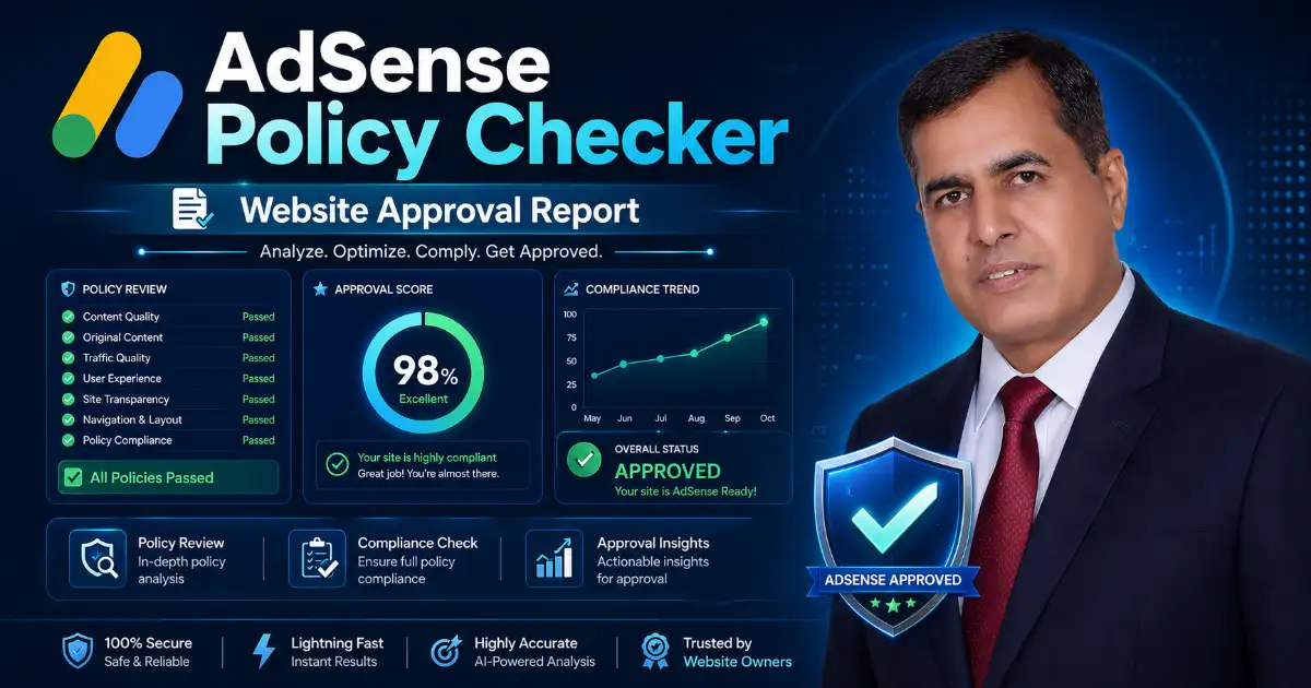 AdSense Policy Checker approval report